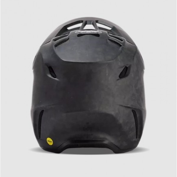 FOX V3 RS CARBON SOLID MOTOKROS ČELADA ČRNA MATTE