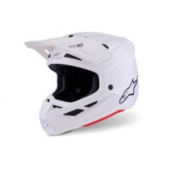 ALPINESTARS SM 7 ZAŠČITNA ČELADA BELA GLOSS