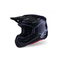 ALPINESTARS SM 7 ZAŠČITNA ČELADA ČRNA GLOSS