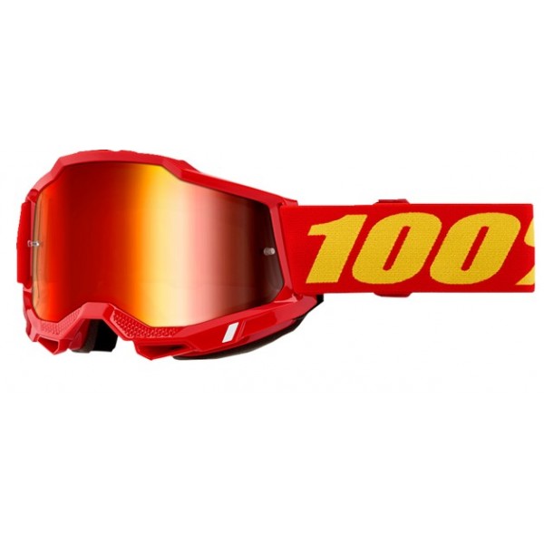 100% ACCURI 2 ZATEMNJENA MOTOKROS OČALA RED 100% ACCURI 2 ZATEMNJENA MOTOKROS OČALA RED