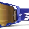 100% GOGGLE ARMEGA KLEIN - MIRROR TRUE GOLD LENS