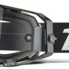 100% GOGGLE ARMATIC ENDURO DUAL PAN - BLACK CLEAR