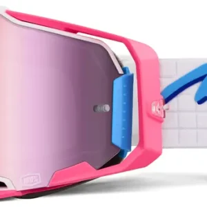 100% GOGGLE ARMEGA LEFREAK HIPER - PINK MIRROR