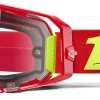 100% GOGGLE ARMATIC ENDURO DUAL PAN RED - CLEAR