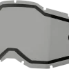 100% LENS RC2/AC2/ST2 DUAL PANE - SMOKE