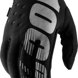 100% GLOVES WM BRISK BK/GY