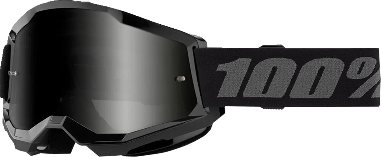 100% GOGGLE STRATA 2 SAND BLACK SMK