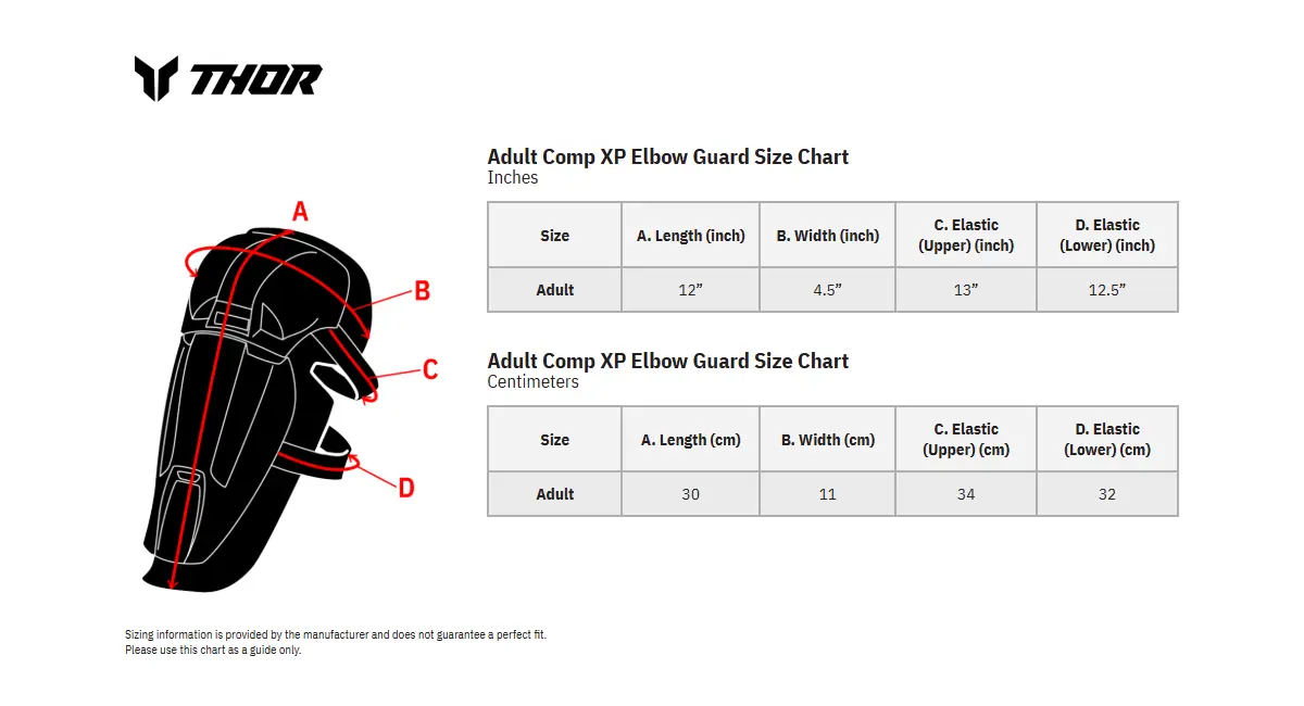 GUARD ELBO COMP XP BK S/M - slika 2