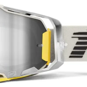 100% GOGGLE ARMEGA VIGGO - MIRROR SILVER FLASH LENS