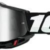 100% GOGGLE AC2 JR BLACK MIR SIL