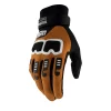 100% GLOVES LANGDALE BL ACK/TAN