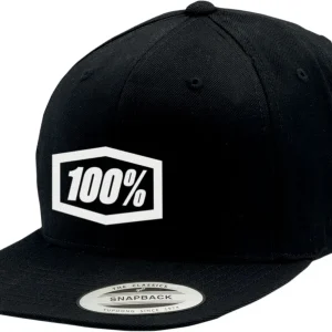 100% HAT SNPBK CORPO BK/WT
