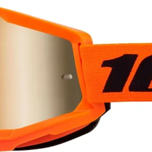 100% GOGGL ST2 NEON ORG MR GLD